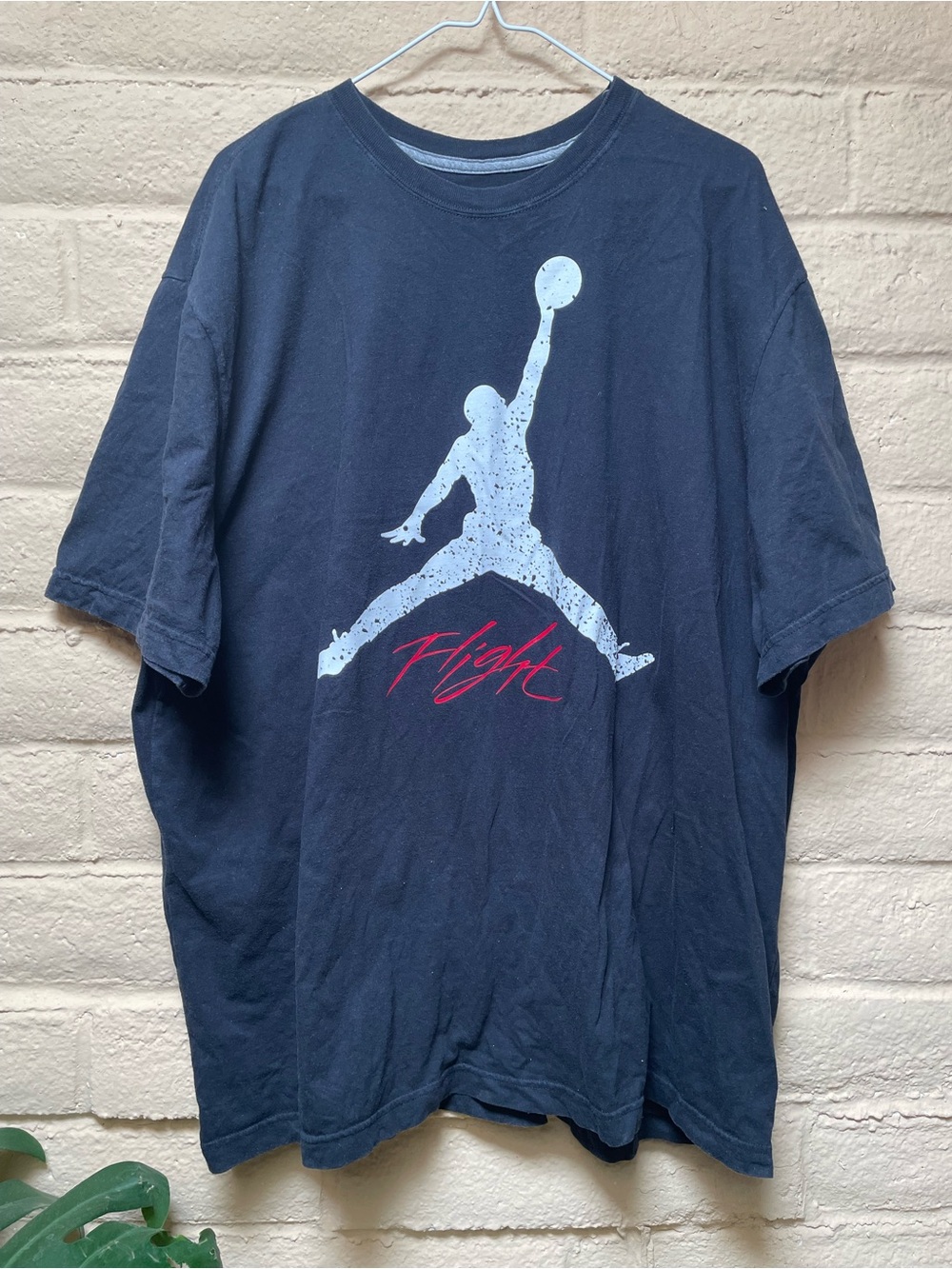 Jordan Black Tee with White Jumpman Logo